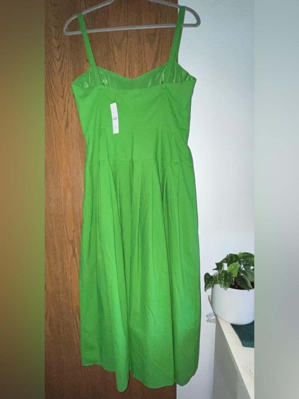 NWT J. Crew Pleated Drop Waist Midi Waist 12 - Picture 3 of 8